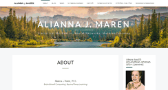 Desktop Screenshot of aliannajmaren.com